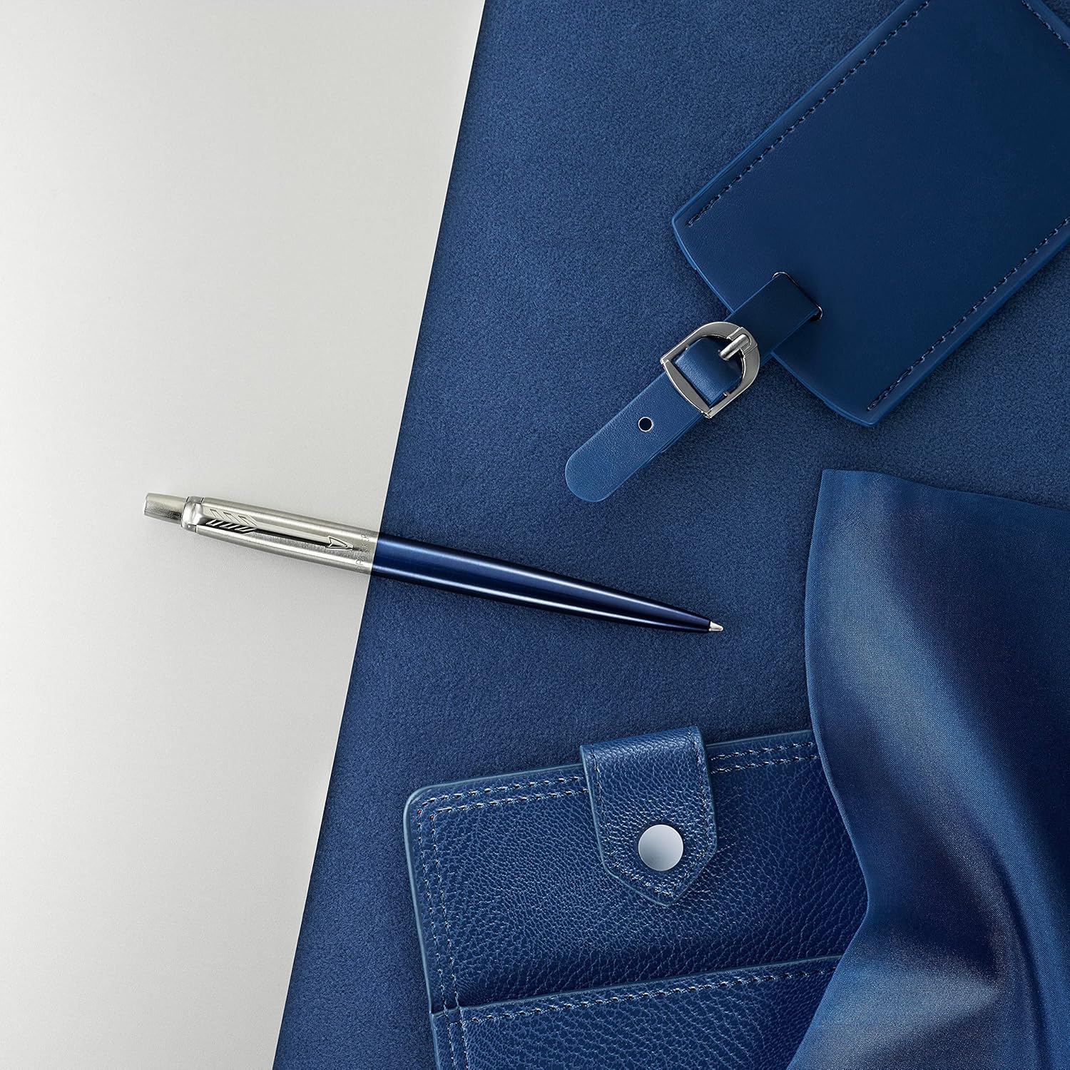 Buy Parker,Parker Jotter London Duo Discovery Pack: Royal Blue Ballpoint & Stainless Steel Gel Pen - Gadcet UK | UK | London | Scotland | Wales| Near Me | Cheap | Pay In 3 | Pen & Pencil Sets